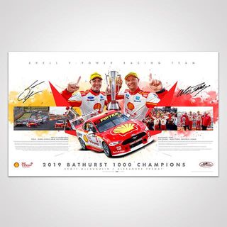 Shell V-Power Racing Team 2019 Bathurst 1000 Champions Signed Limited Edition Print