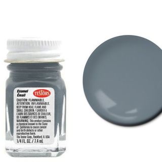 Testors Enamel: Flat Battle Gray 1163