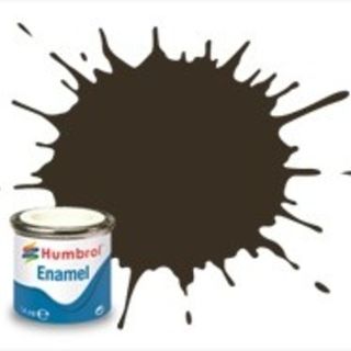 Humbrol #10 Service Brown Gloss - 14ml Enamel Paint