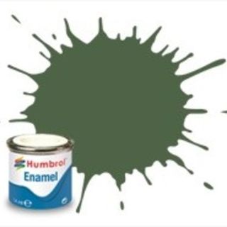 Humbrol #117 US Light Green Matt - 14ml Enamel Paint