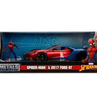 Marvel Spiderman & 2017 Ford GT Jada 1/24