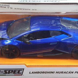 Lamborghini Huracan Performante Blue Road Car Hyper Spec Jada 1/24