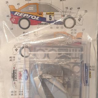 Studio 27 Transkit Decal Set Ford Escort WRC Repsol 1997 Monte Carlo Rally Carlos Sainz