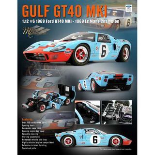 Ford GT40 MKI 1969 Le Mans Winner *Master Piece Collection* 1/12 Acme Diecast