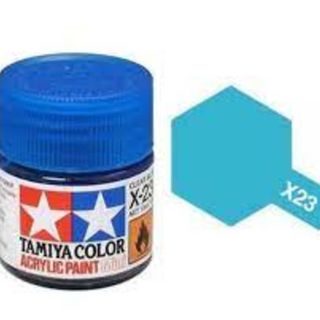 Tamiya Paint Acrylic Clear Blue - X23