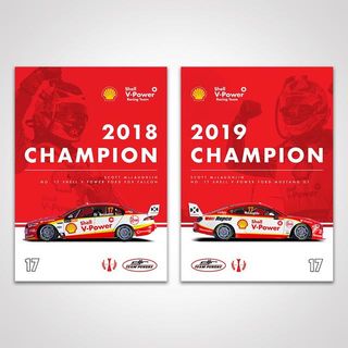 Shell V-Power Racing Team Scott McLaughlin 'Back To Back Champion' Poster Set
