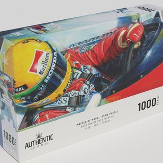 Ayrton Senna Master At Work 1000 Piece Jigsaw Puzzle