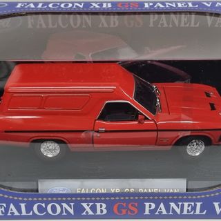Ford Falcon XB GS Panel Van1/32 Oz Legends Red Roadcar
