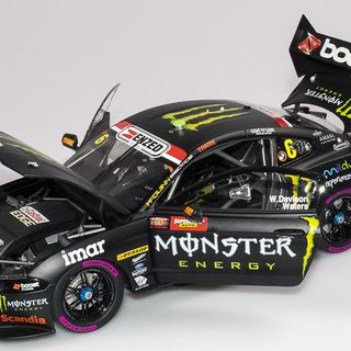 Ford Mustang 2020 Bathurst Pole Winner Cam Waters & Will Davison Monster Energy 1/18  Authentic Collectables