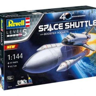 Space Shuttle 40th Anniversary with Booster Rockets Kitset Revell 1/144