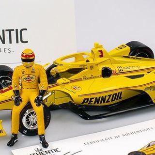 1/18 Scott McLaughlin 2021 Indy 500 IndyCar Penske Pennzoil Racing with figure  Authentic Collectables