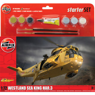 Westland Sea King HAR.3 Helicopter Kitset 1/72 Airfix Starter Set