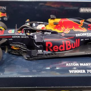 Red Bull Racing RB16 F1 GP 2020 Winner 70th Anniversary Max Verstappen 1/43 Minichamps