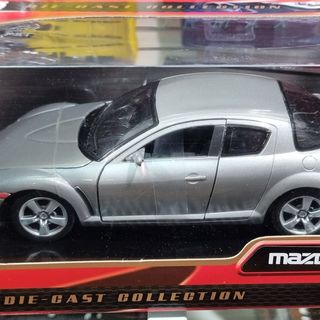 Mazda RX-8 Silver Roadcar 1/24 Motor Max