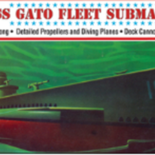 USS Gato Class Fleet Submarine WW2 Kitset 1/240 Atlantis