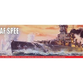 Graf Spee German Battleship Plastic Kitset  Airfix 1/600