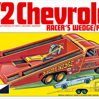 1972 Chevy Racer's Wedge Ramp Pickup MPC Kitset 1/25 with engine