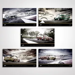 Dick Johnson Racing - XD/XE/Sierra/EL/AU Signed Limited Edition Archive Print Set