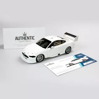 Ford Mustang GT Supercar - White  Plain Body Edition 1/18 Authentic Collectables