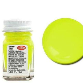 Testors Enamel: Flouresant Yellow 1177