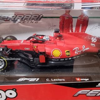 Ferrari SF21 2021 F1 GP Charles LeClerc Burago 1/18