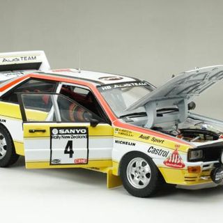 Audi Quattro A2 1984 Rally New Zealand 3rd Hannu Mikkola 1/18 SunStar