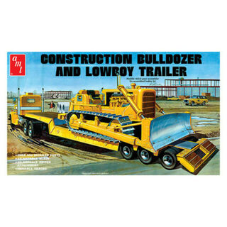 Lowbot Trailer & Bulldozer Combo  AMT Kitset 1/25