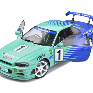 1999 Nissan Skyline GT-R R34 Falken Tyres 2001 Japan Touring Car 1/18 Solido