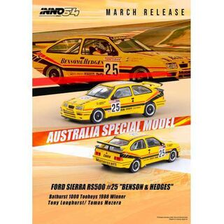 1988 Ford Sierra RS500 Cosworth Bathurst Winner Tony Longhurst & Tomas Mezera Inno64 1/64