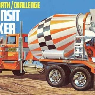 Kenworth /Challenge Transit Cement Concrete Mixer AMT Kitset 1/25