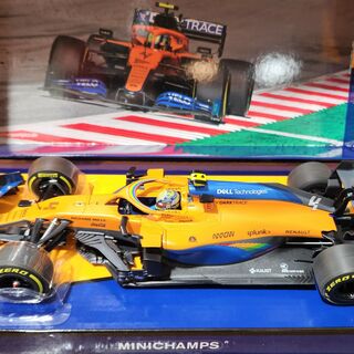 Lando Norris McLaren MCL35 3rd Austria GP formula 1 2020 Minichamps 1/18