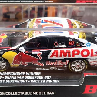 Holden ZB Commodore Shane van Gisbergen Red Bull Ampol Racing , Race 29, 2021 Championship Winner Biante 1/43