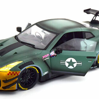 Nissan Skyline GT-R R35 Liberty Walk GTR R35 Type 2 Camouflage 1/18 Solido