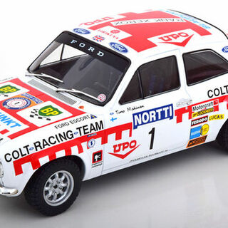 Ford Escort RS1600 Mk1 1974 1000 Lakes Rally Finland Timo Makinen 1/18 IXO
