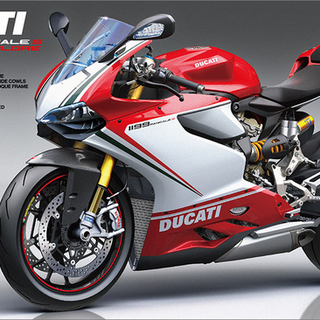 Ducati 1199 Panigale S Tricolore Tamiya Kitset 1/12