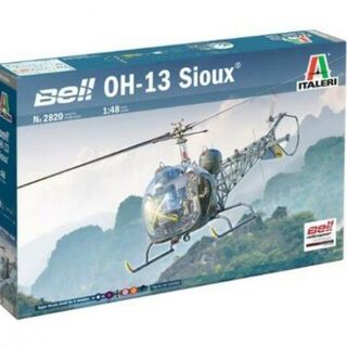 Bell OH-13 Sioux Helicopter Kitset 1/48 Italeri