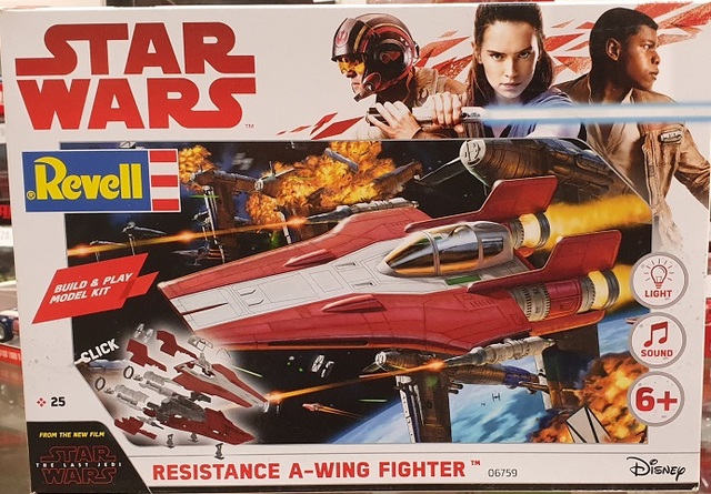 Star Wars Resistance A-Wing Fighter Kitset Revell Light & Sound