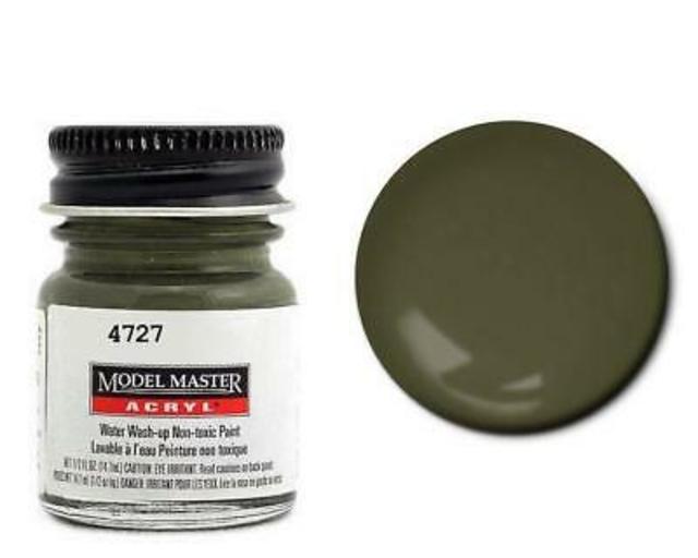 Testors Model Master Acryl: Green Drab 4727