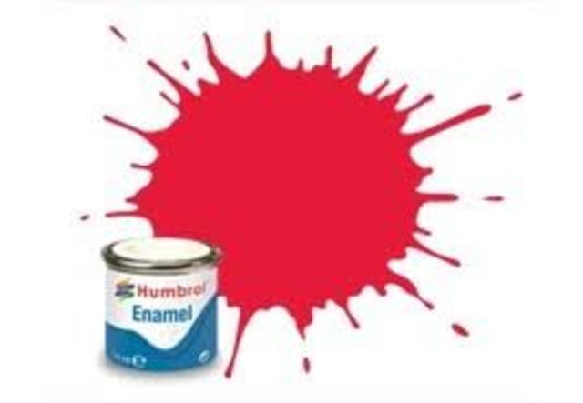 Humbrol #238 Arrow Red Gloss - 14ml Enamel Paint