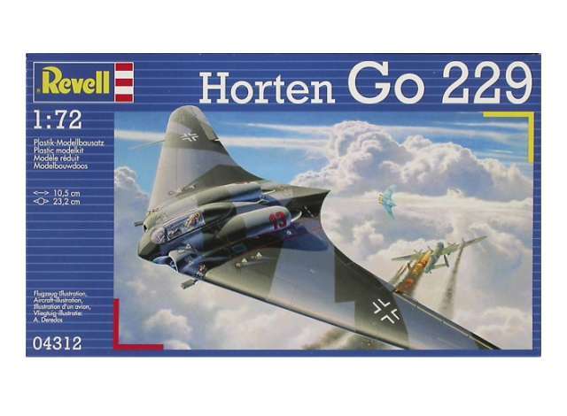 Horten Go-229 Fighter Plane Kitset 1/72 Revell