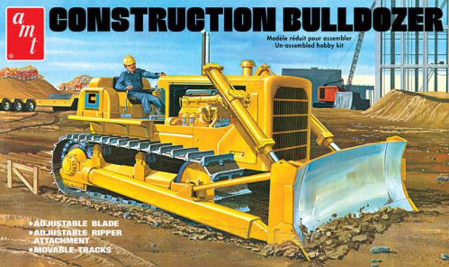 Construction Bulldozer AMT Kitset 1/20