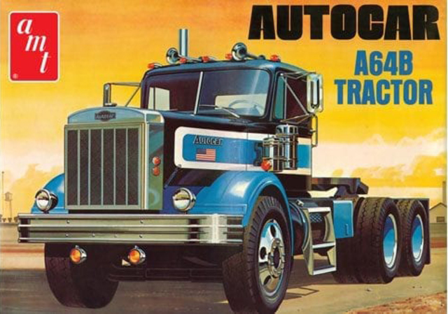 Autocar A64B Semi Tractor Truck AMT Kitset 1/25