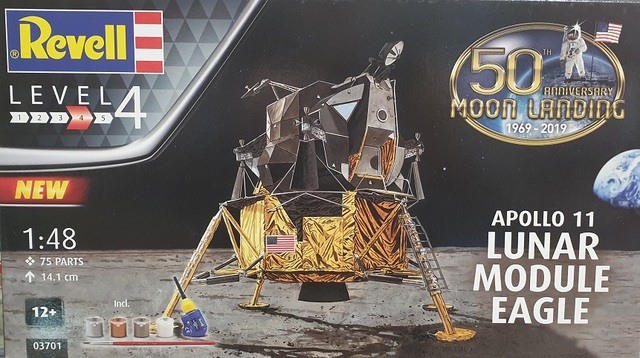 Apollo 11 Lunar Module Eagle Kitset 1/48 Revell