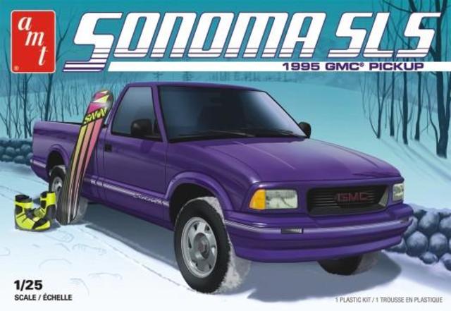 1995 GMC Sonoma Pickup AMT Kitset 1/25 with engine.