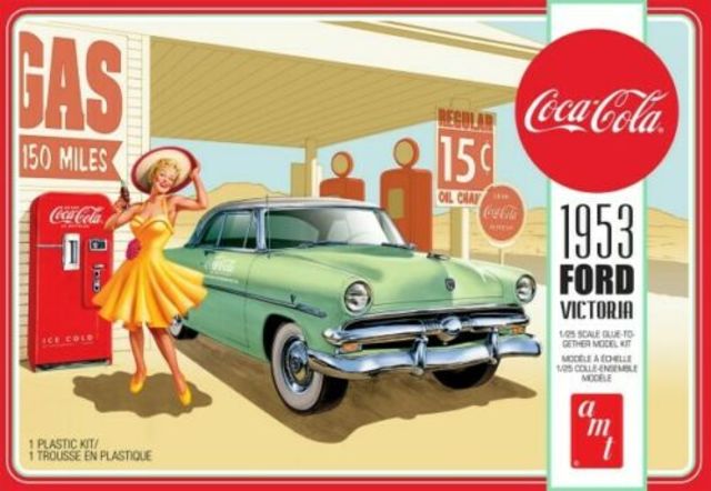 1953 Ford Victoria Coca Cola Kitset AMT 1/25 with engine