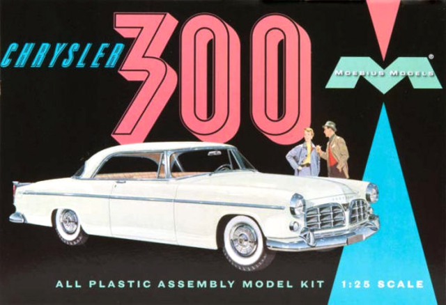 1955 Chrysler C300 Kitset Moebius Models 1/25