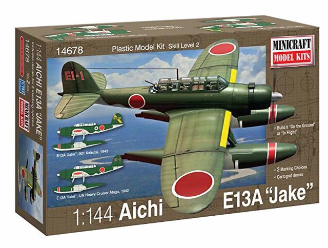 Aichi E13A 'Jake' Imperial Japanese Navy Kitset Minicraft 1/144