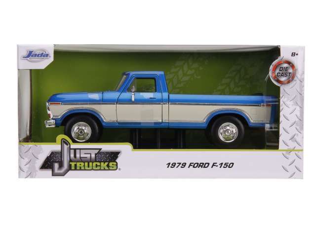 1979 Ford F-100 Pickup Truck Blue & Cream Jada Just Trucks 1/24