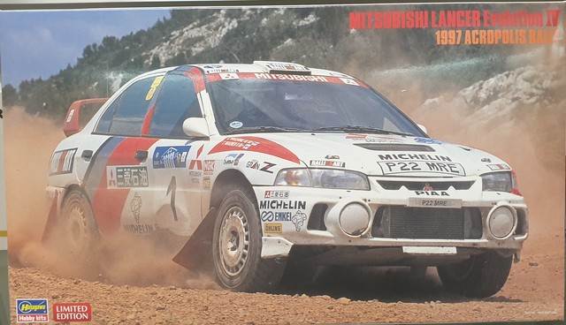 1997 Mitsubishi Lancer EVO IV Rally Acropolis Kitset Hasegawa 1/24
