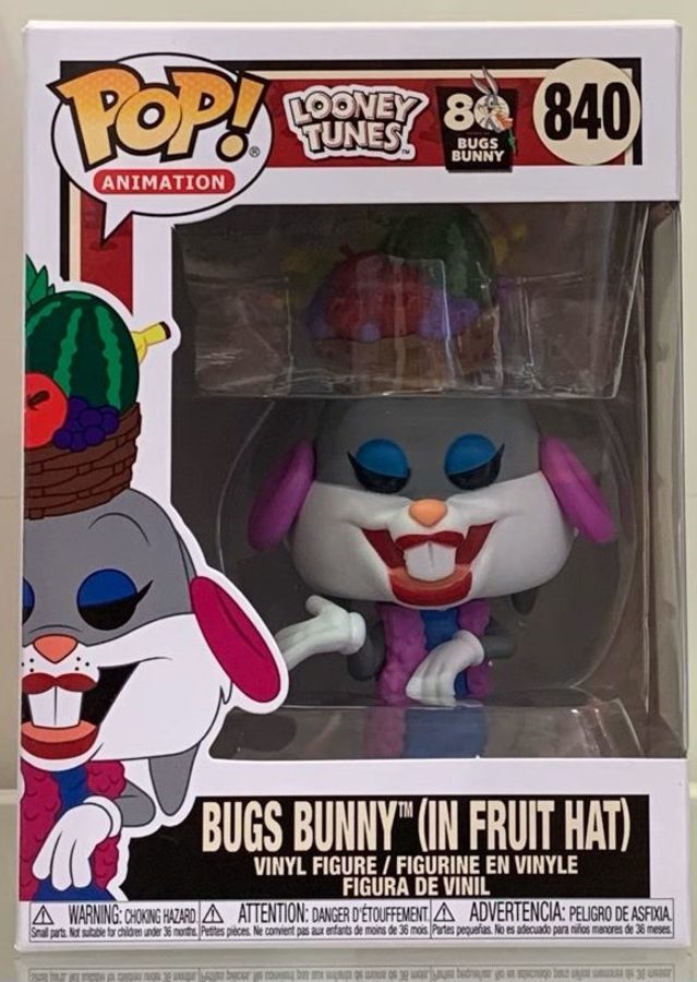Funko Pop Vinyl #840 Looney Tunes - Bugs Bunny (in fruit hat)